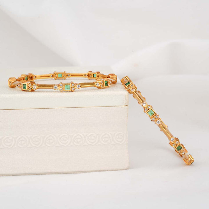Rakshitha Stone Pair Bangles