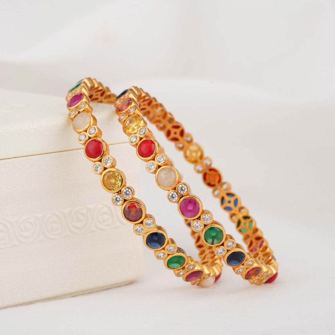 Frizza Stone Pair Bangles