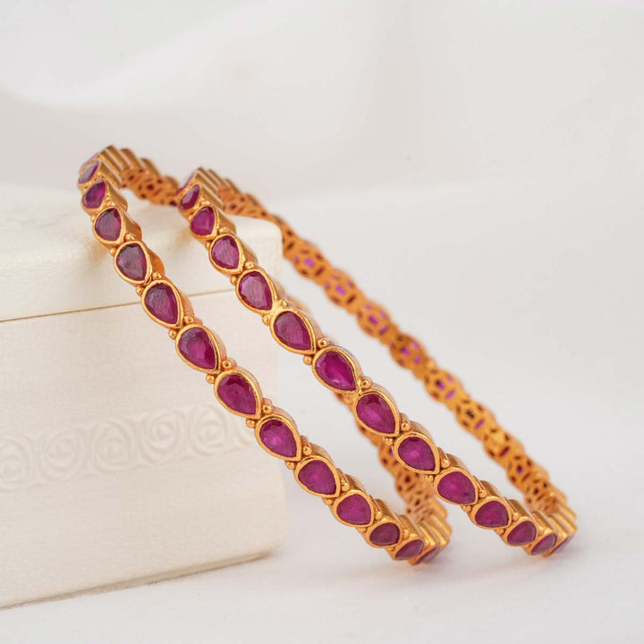 Parvina Stone Pair Bangles