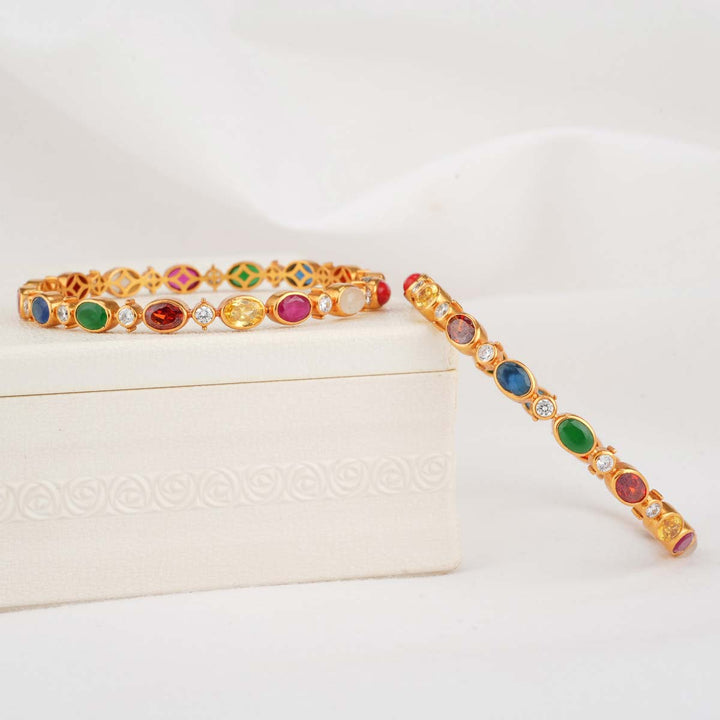 Laravika Stone Pair Bangles