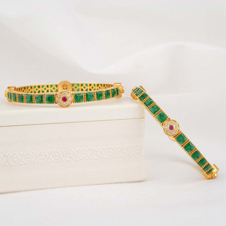 Aswathy Stone Pair Bangles