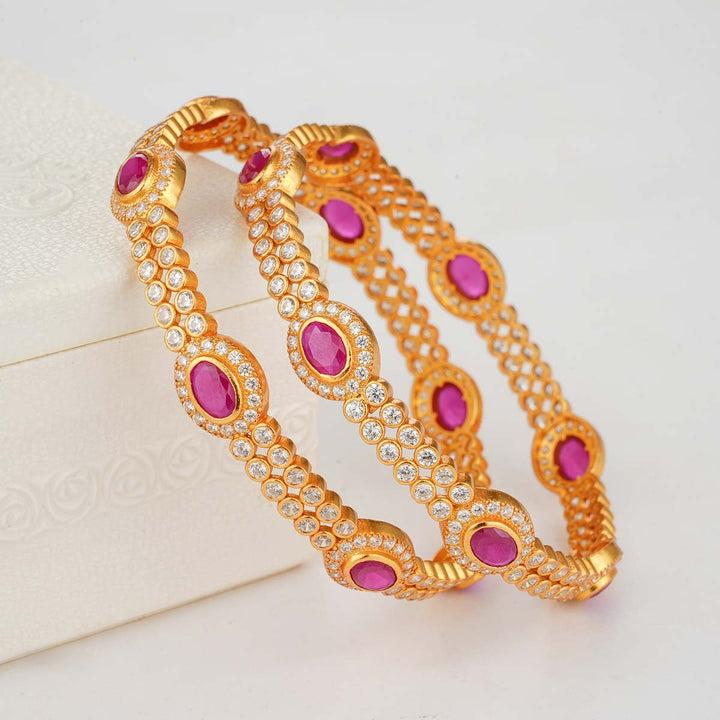 Pragathi Stone Pair Bangles