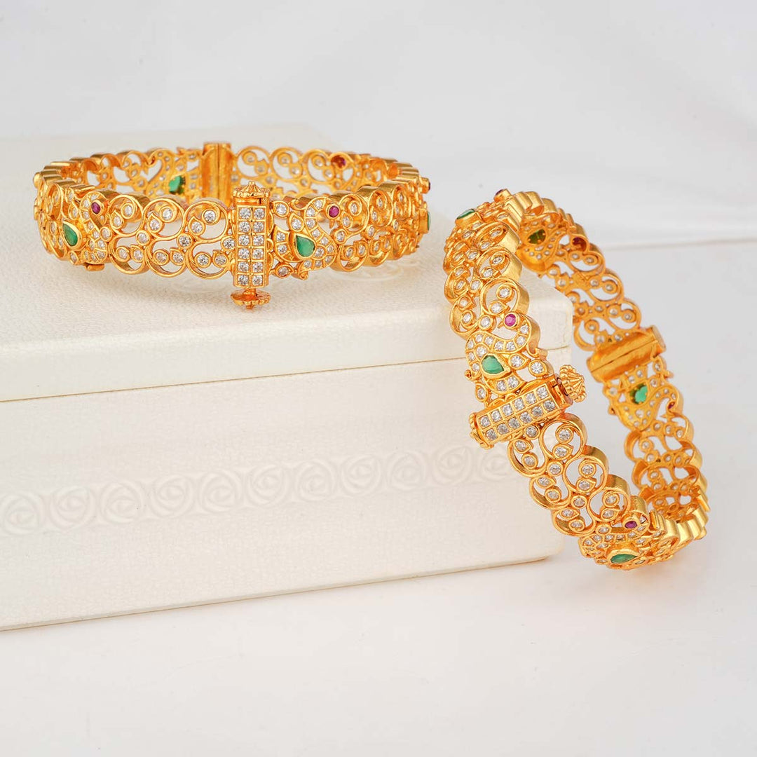 Rakshana Stone Pair Bangles