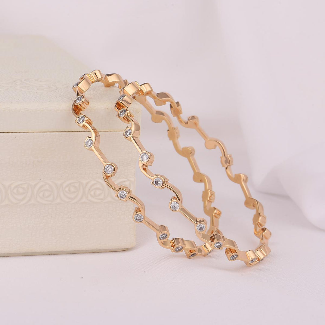 Stunning Wave Pair Bangle