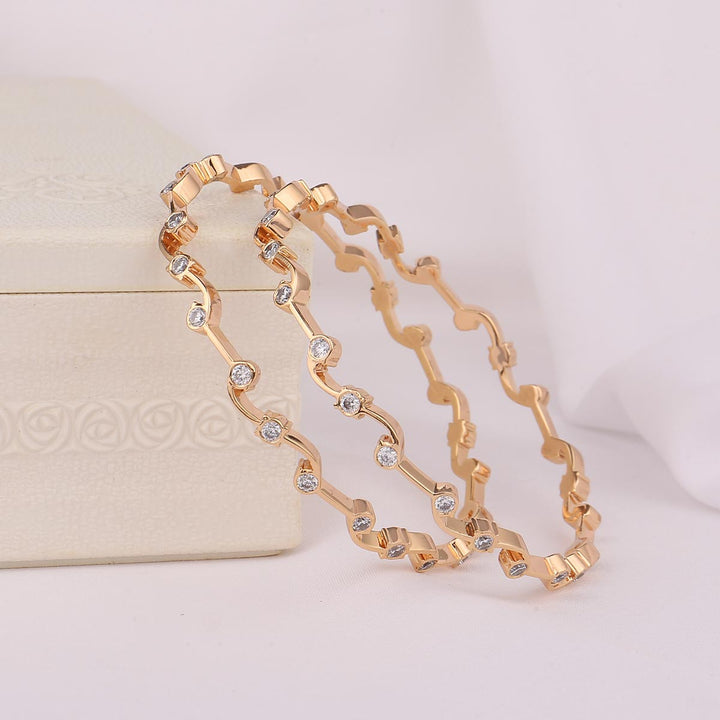 Stunning Wave Pair Bangle