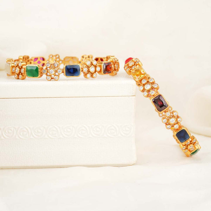 Petuniaya Stone Pair Bangles