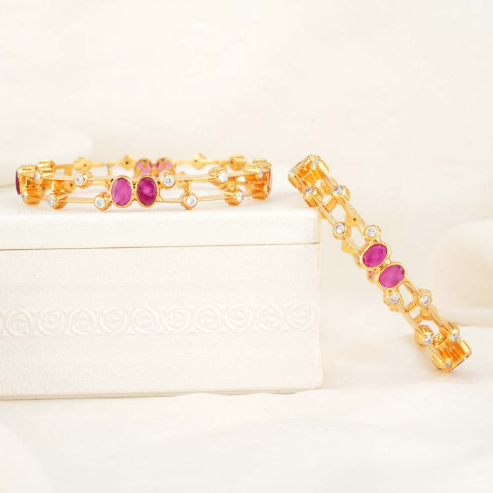 Mahika Stone Pair Bangles