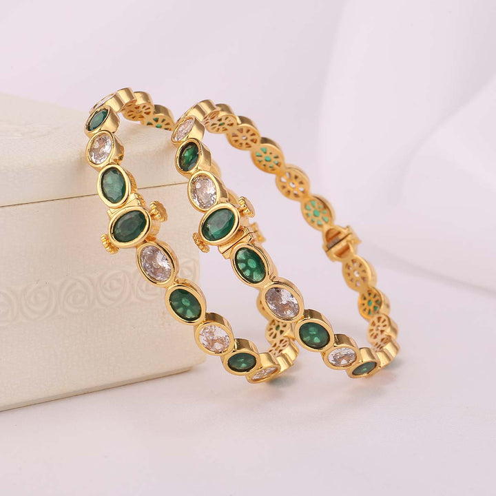 Shinning Stone Pair Bangle