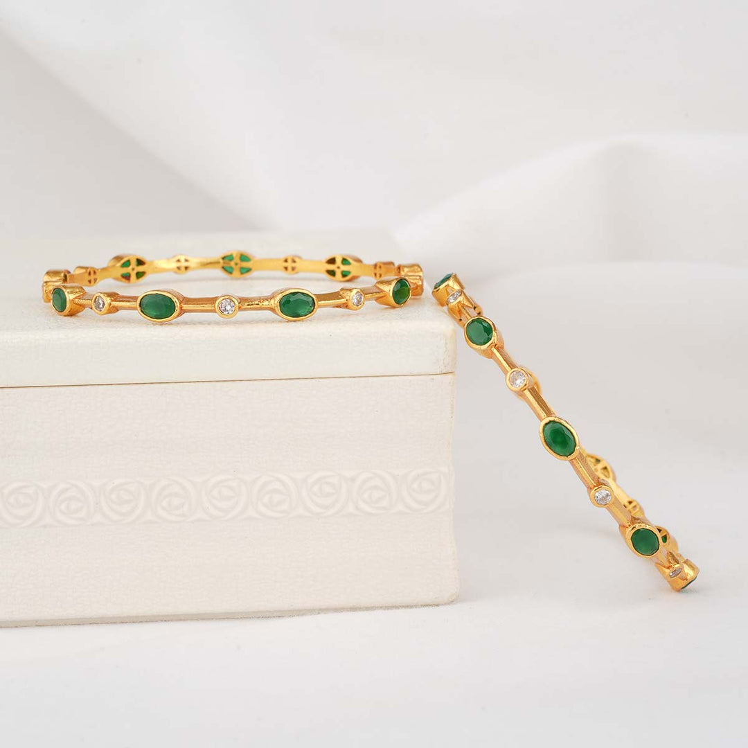 Brindhasri Stone Pair Bangles
