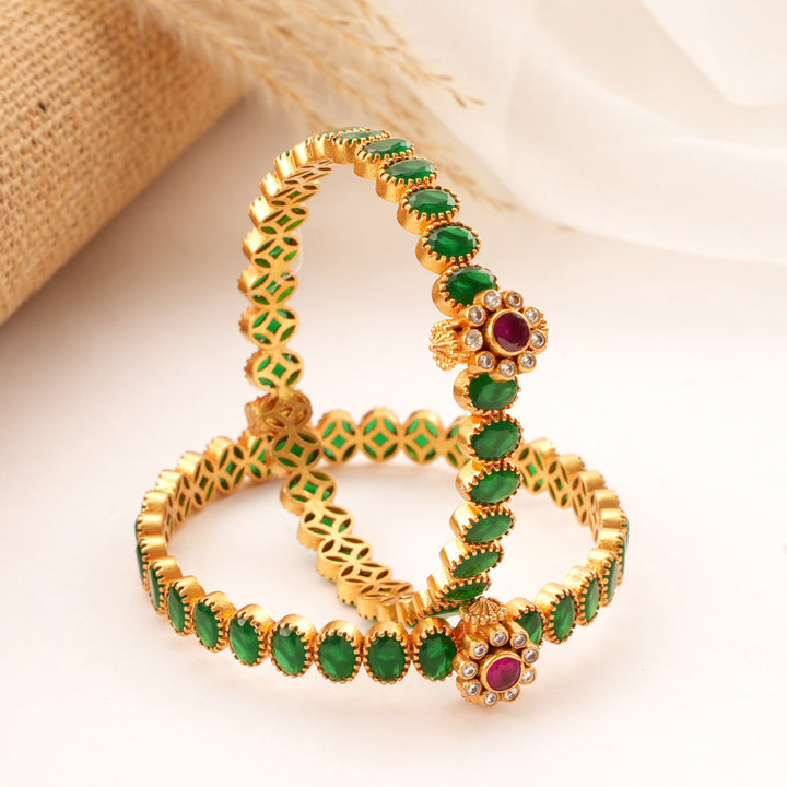 Attractive Stone Pair Bangle