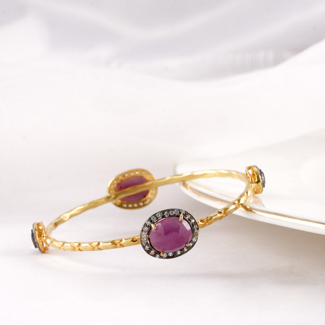 Linen Victorian Single Bangle