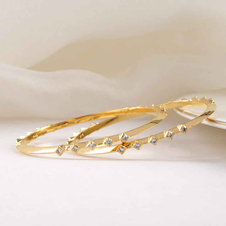 Rakshithasri Stone Pair Bangle