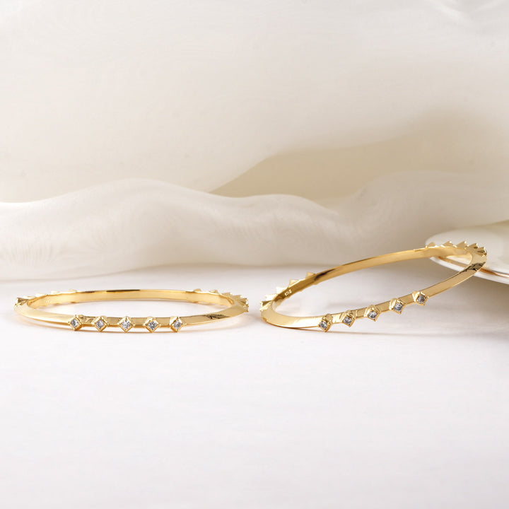 Rakshithasri Stone Pair Bangle