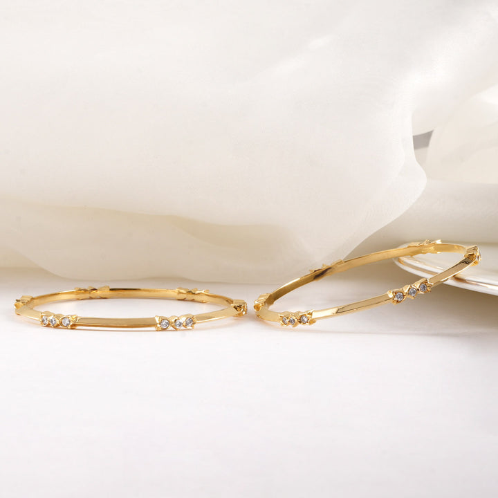 Radiant Stone Pair Bangle