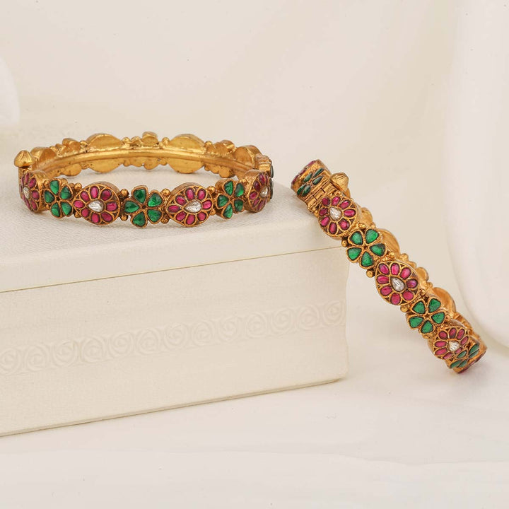 Colourful Nagas Pair Bangle