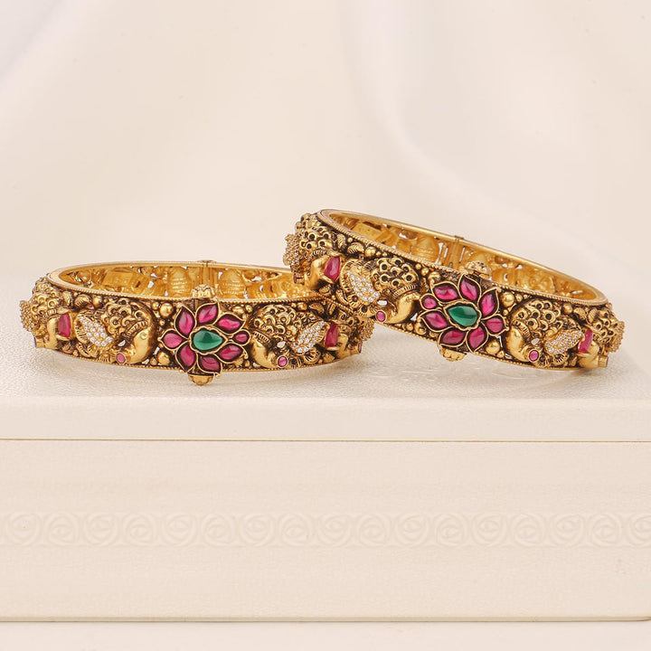Lotus Nagas Pair Bangle