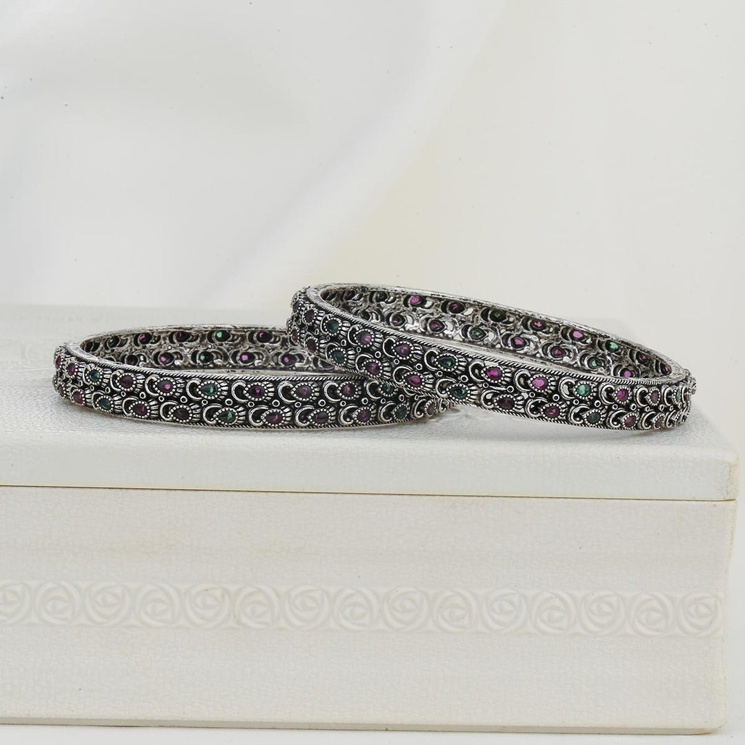 Ethnic Oxidised Pair Bangles