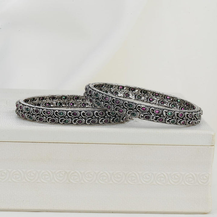 Ethnic Oxidised Pair Bangles