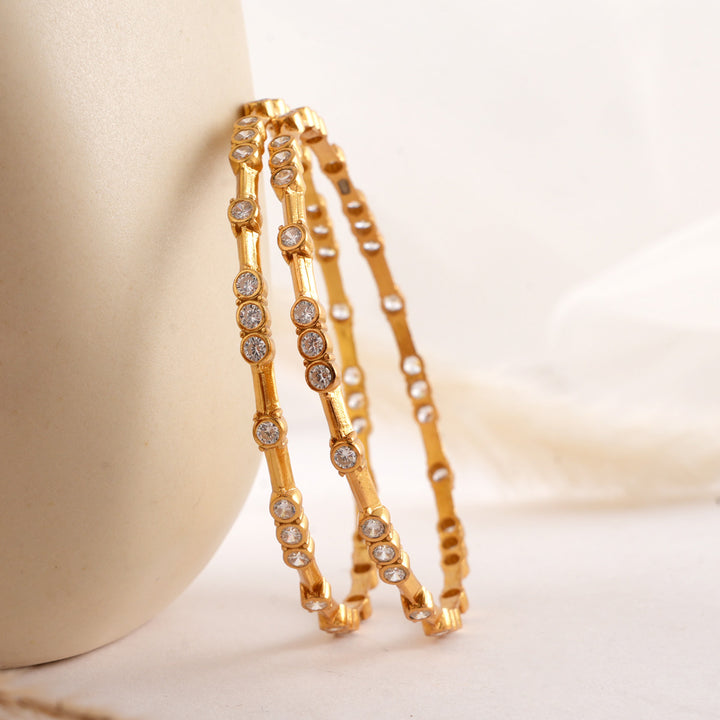 Shinning Charm Stone Pair Bangles