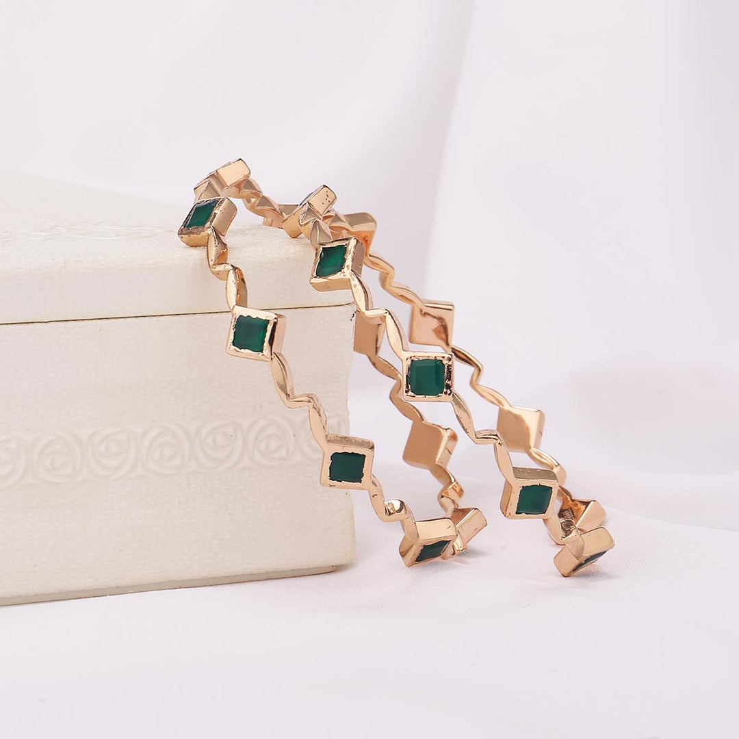 Kamala Stone Pair Bangle
