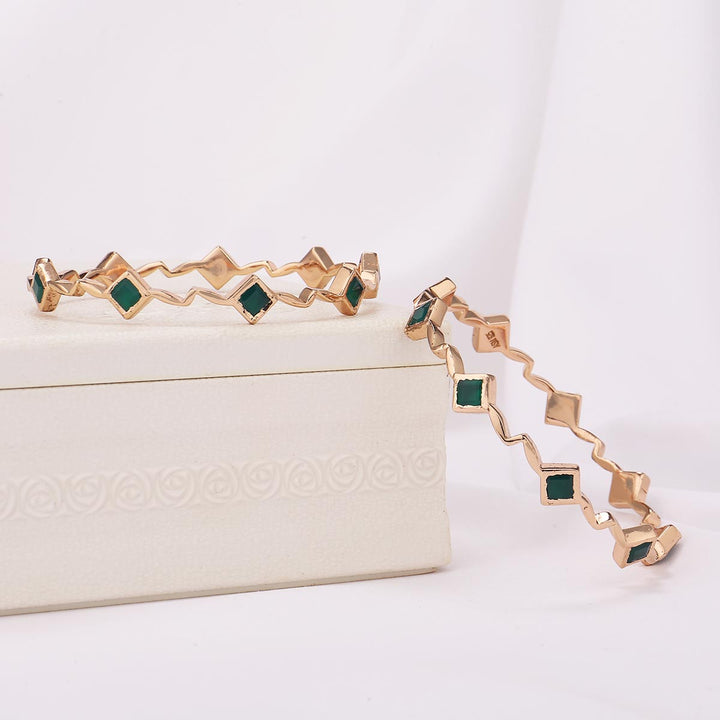 Kamala Stone Pair Bangle