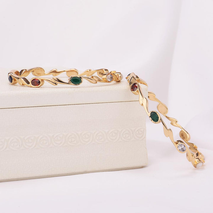 Gitali Stone Pair Bangle
