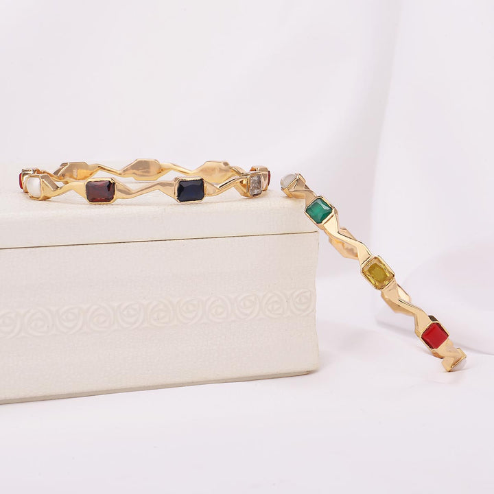 Ikshitha Stone Pair Bangle