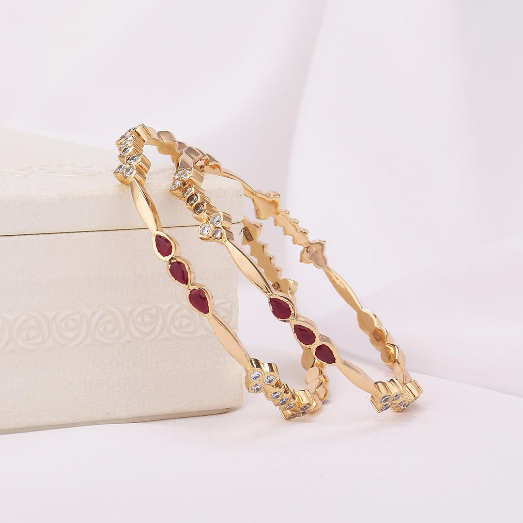 Kavisha Stone Pair Bangle