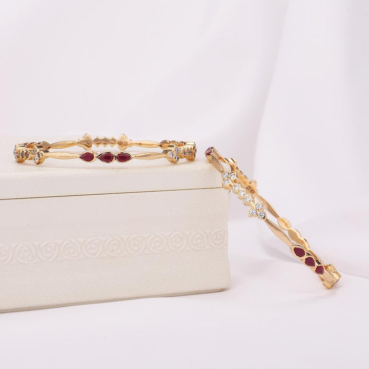Kavisha Stone Pair Bangle