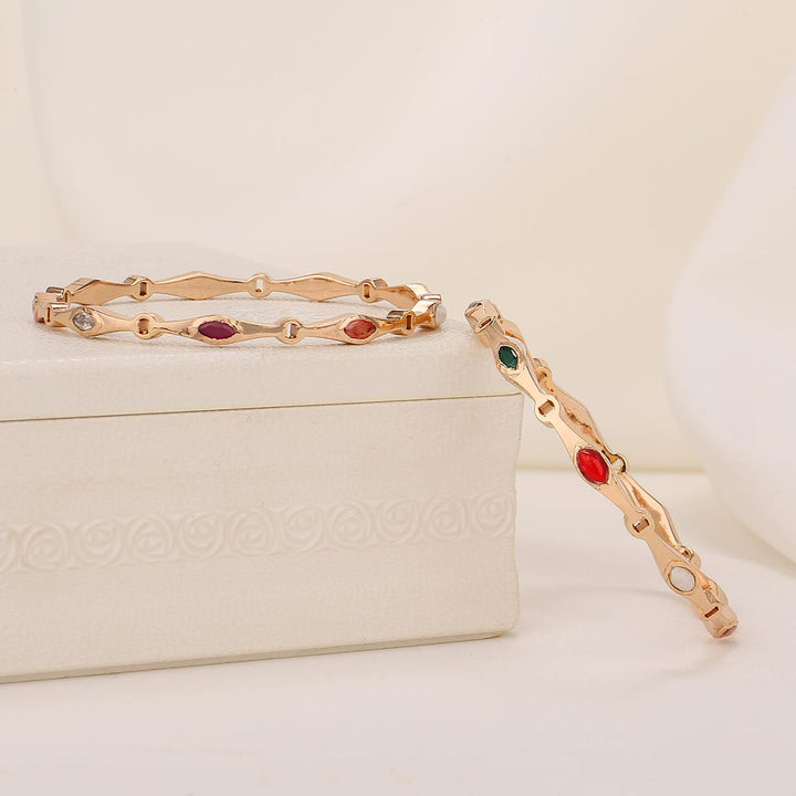 Chithara Stone Pair Bangle