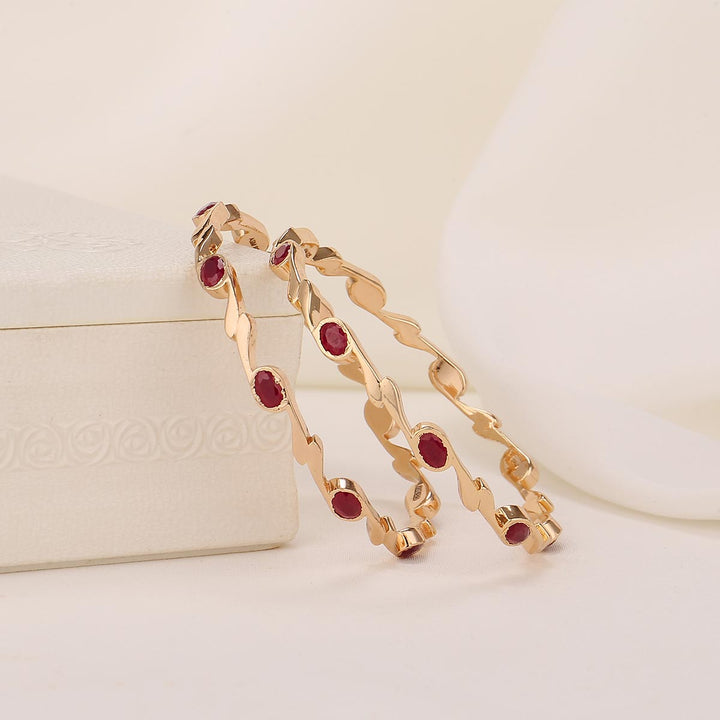 Dhashvitha Stone Pair Bangle