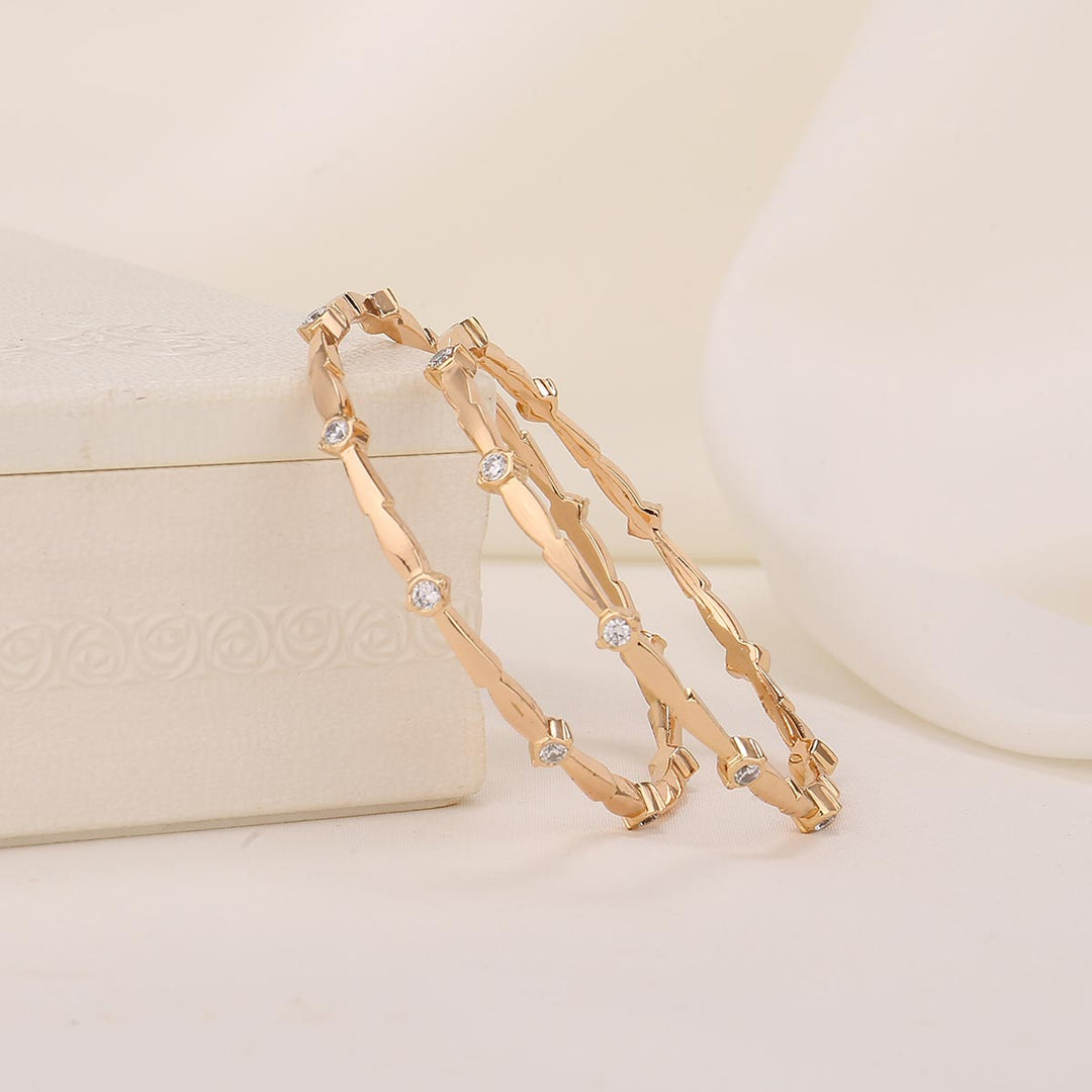 Admirable Stone Pair Bangle