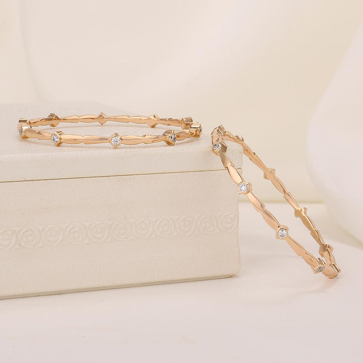 Admirable Stone Pair Bangle