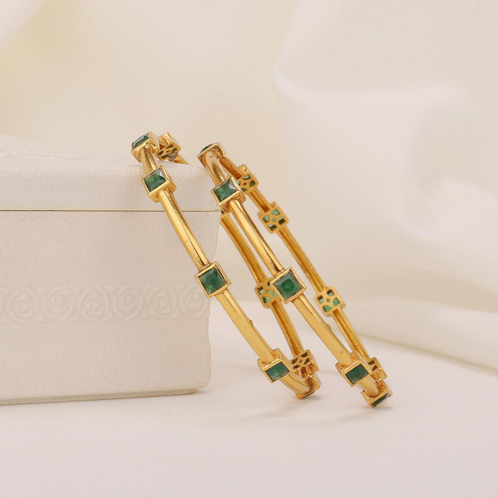 Thishya Stone Pair Bangles