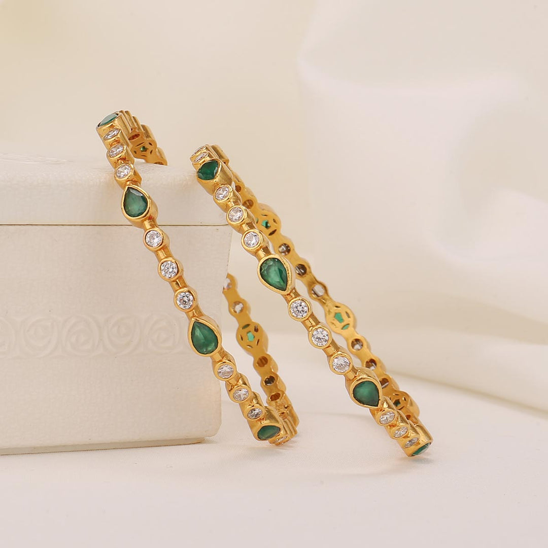 Ghazal Stone Pair Bangles