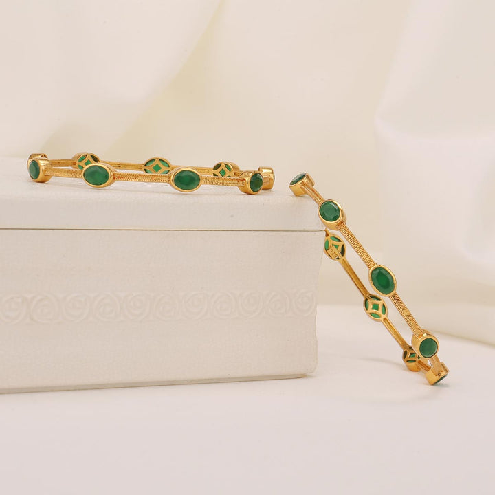 Shrika Stone Pair Bangles