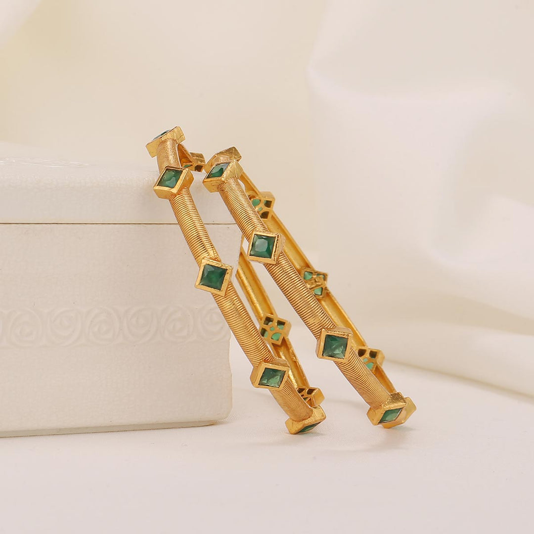 Trishalini Stone Pair Bangles