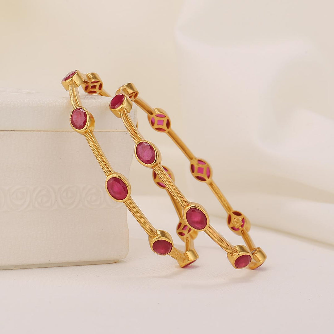 Vedika Stone Pair Bangles