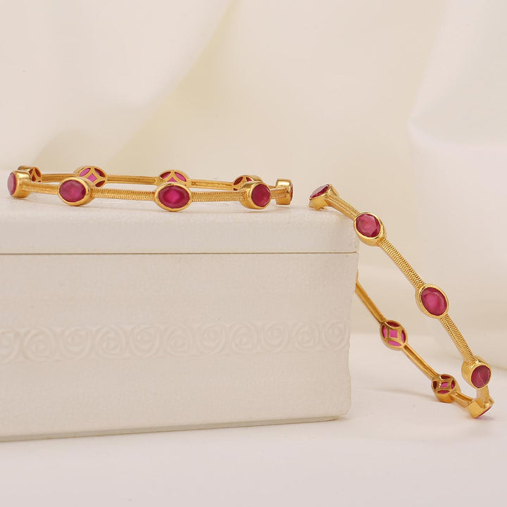 Vedika Stone Pair Bangles