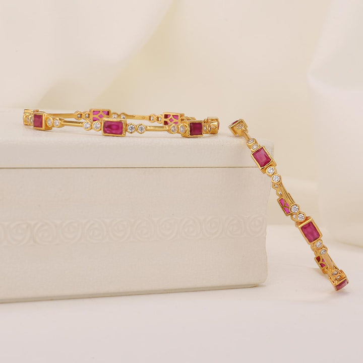 Anitha Stone Pair Bangles