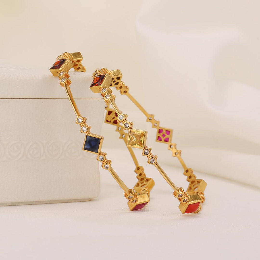 Lavanya Stone Pair Bangles