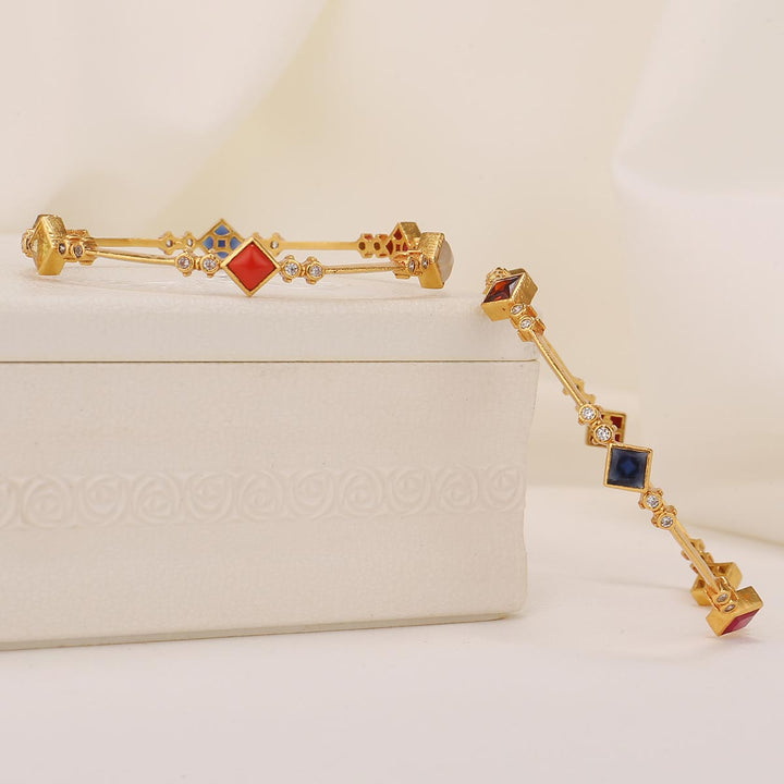 Lavanya Stone Pair Bangles