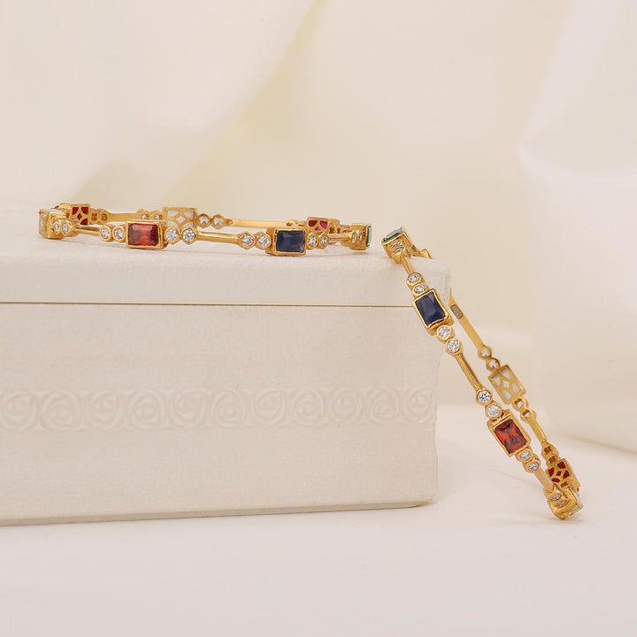 Devika Stone Pair Bangles