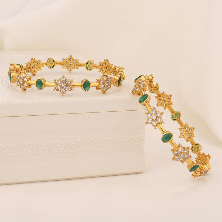 Ghazella Stone Pair Bangles