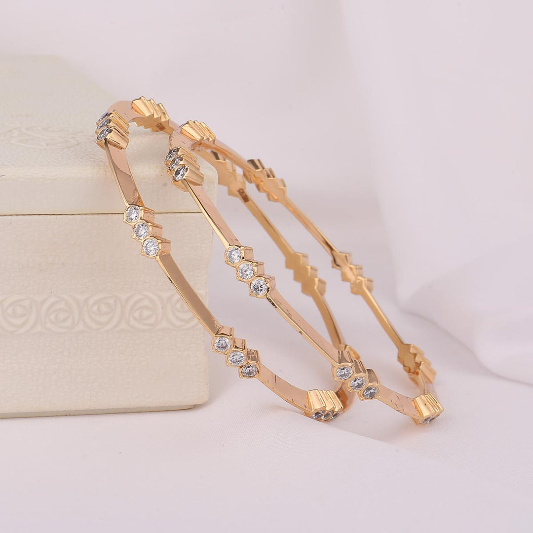 Magizhini Stone Pair Bangle