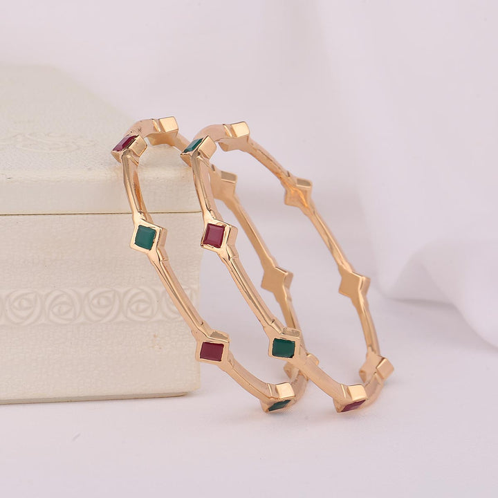 Beautiful Stone Pair Bangle