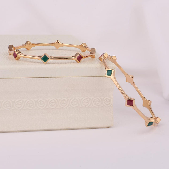 Beautiful Stone Pair Bangle