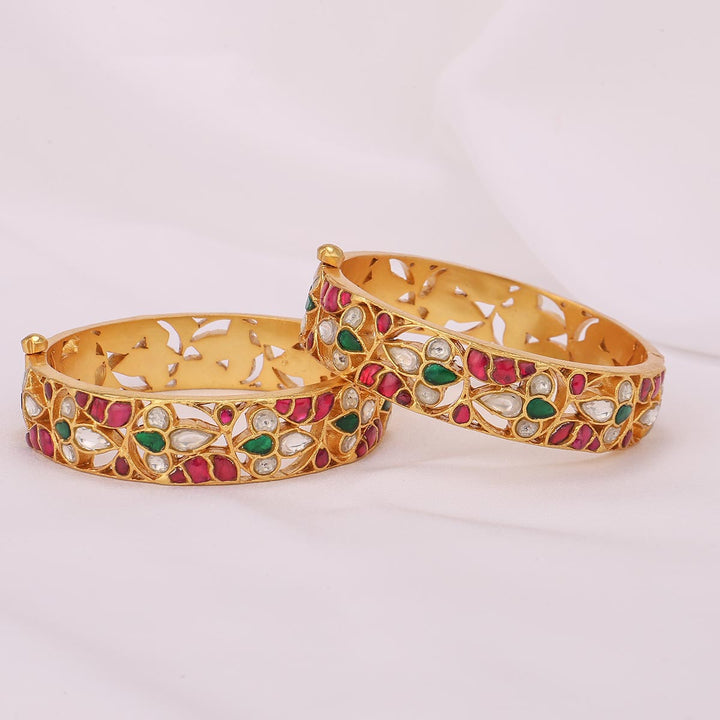 Irene Kundan Pair Bangle
