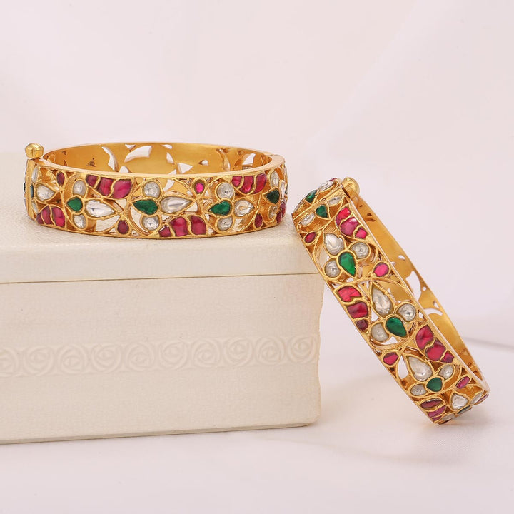Irene Kundan Pair Bangle