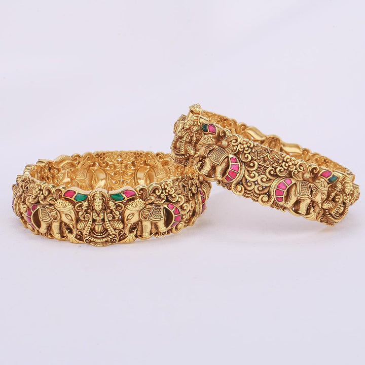 Grandeur Divine Nagas Pair Bangle
